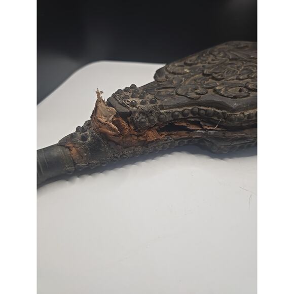Antique Hand Carved Fired Place Bellows 1800´s